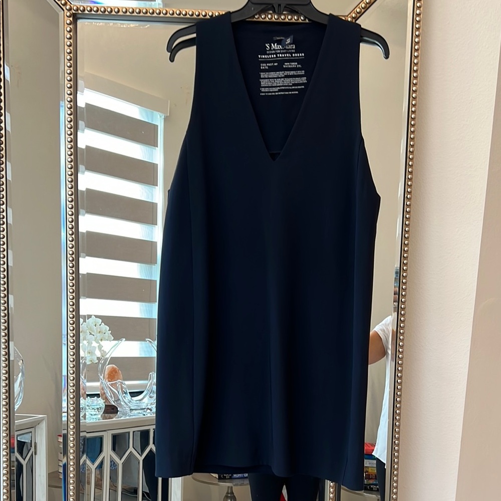 MaxMara Blue Sleeveless Tank Top